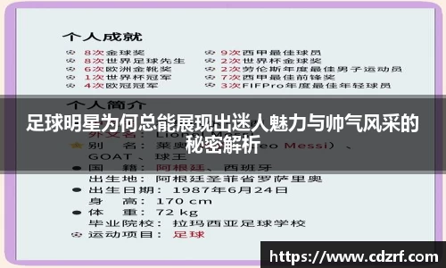 足球明星为何总能展现出迷人魅力与帅气风采的秘密解析